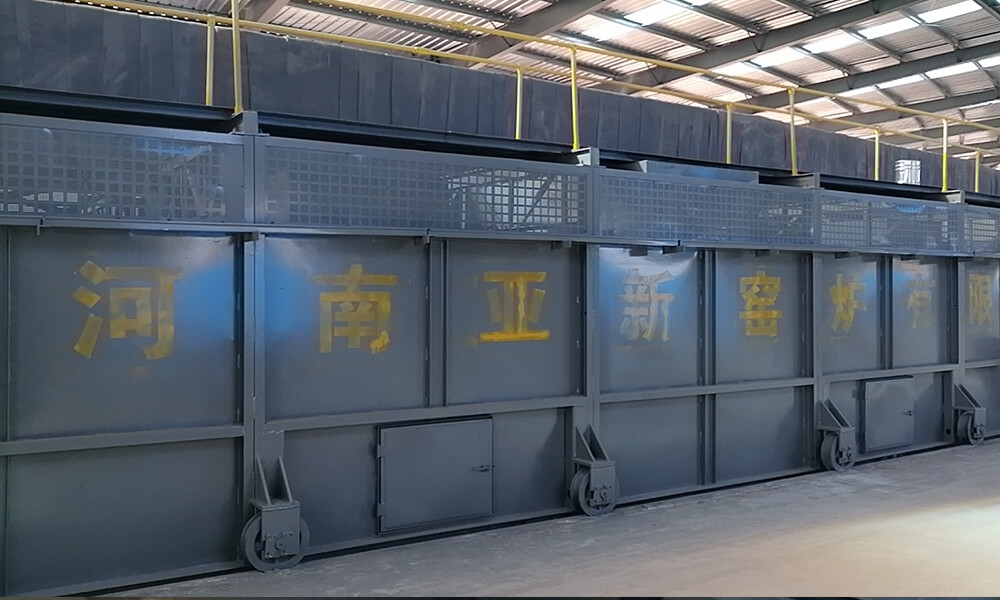 Clay brick plant with mobile rotary kiln (10.8 meters sectional width) in Fuxin, Liaoning, China
