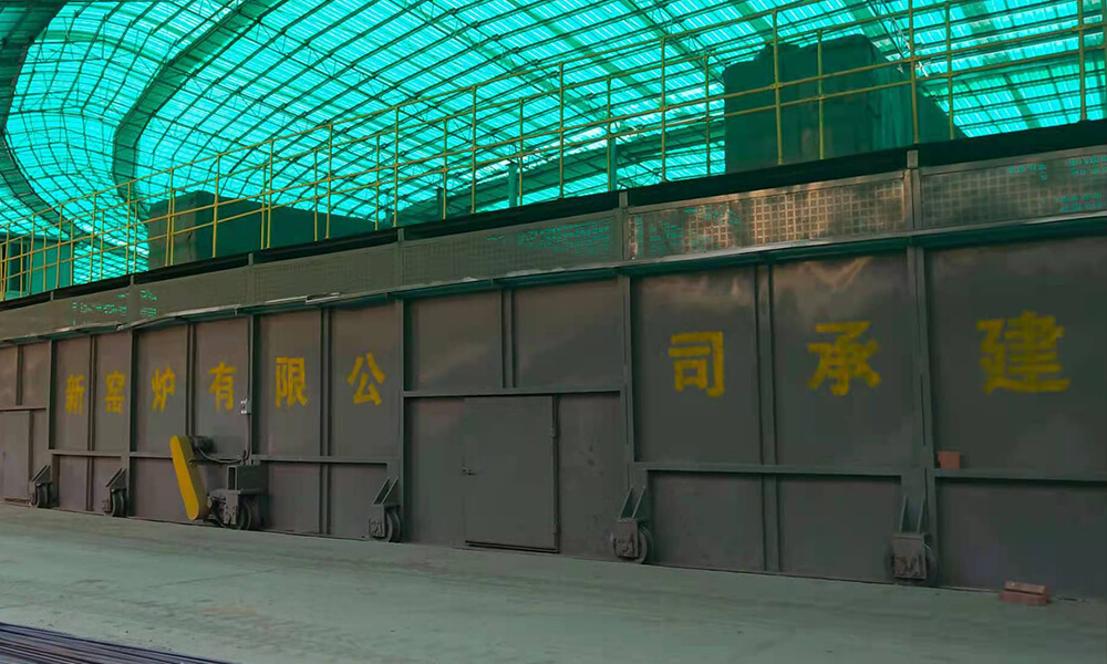 云南宣威12.98m移动式隧道窑