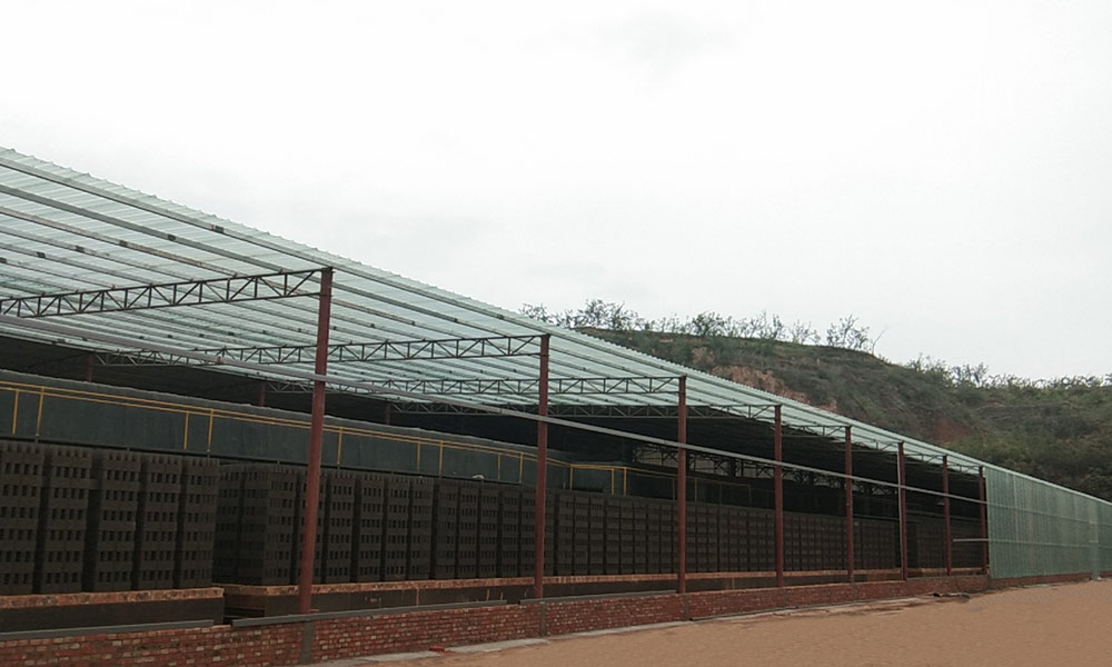 Clay brick plant with prefabricated tunnel kiln of 3.7 meters, Hongdong, Shaanxi, China